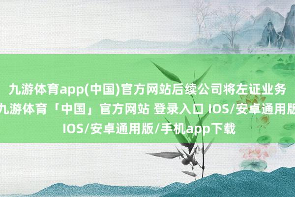 九游体育app(中国)官方网站后续公司将左证业务需要陆续支款-九游体育「中国」官方网站 登录入口 IOS/安卓通用版/手机app下载