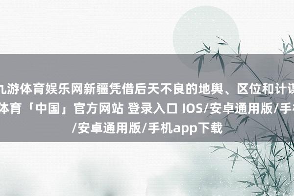 九游体育娱乐网新疆凭借后天不良的地舆、区位和计谋上风-九游体育「中国」官方网站 登录入口 IOS/安卓通用版/手机app下载